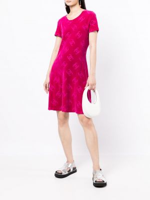 Kleid mit print Chanel Pre-owned pink