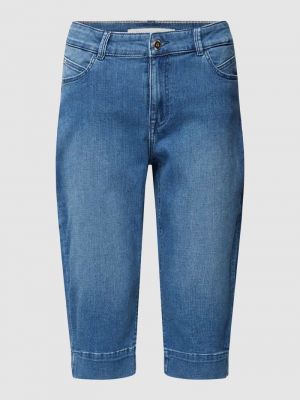 Szorty jeansowe z kieszeniami Christian Berg Woman niebieskie