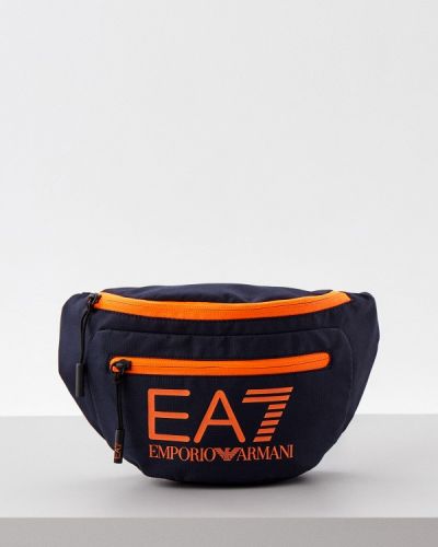 Поясная сумка Ea7, синяя