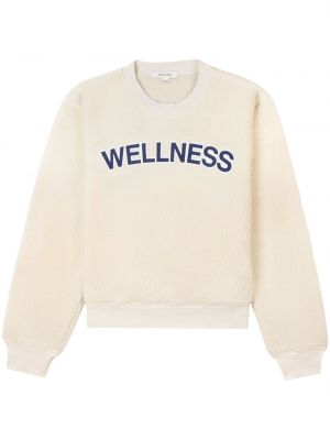 Fleecový sveter Sporty & Rich biela