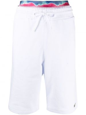 Pantalones cortos deportivos con cordones Msgm blanco