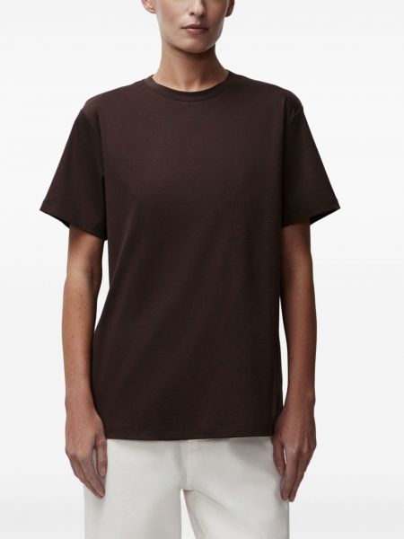 T-shirt en coton 12 Storeez marron