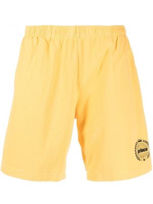 Bomull shorts Sporty & Rich gul