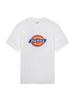 Koszulka z okrągłym dekoltem Dickies biała