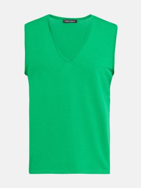 Пуловер без рукавов Faber Woman зеленый