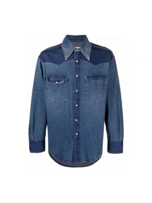 Koszula jeansowa Maison Margiela niebieska