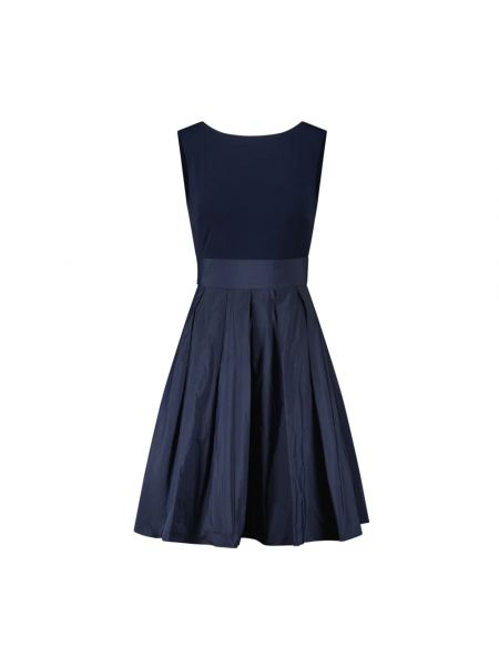 Niebieska sukienka mini Swing