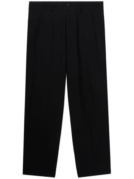 Voľné vlnené nohavice Yohji Yamamoto čierna