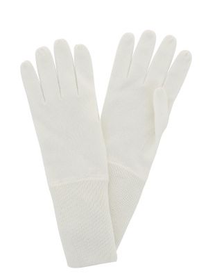 Перчатки Allude белые