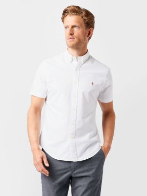 Slim fit priliehavá košeľa Polo Ralph Lauren biela
