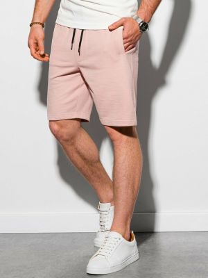 Pantaloni scurți Ombre Clothing roz