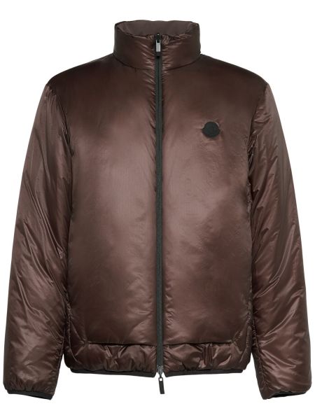 Dubbelsidig jacka i nylon Moncler brun