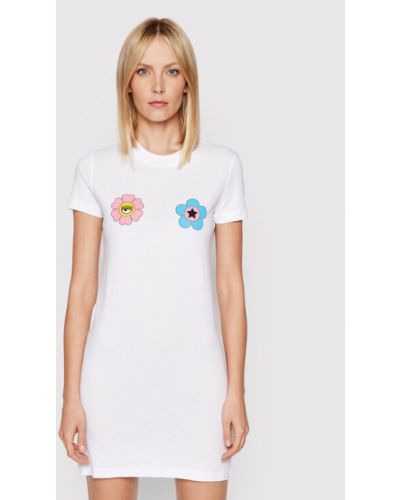 Chiara Ferragni Hétköznapi ruha 72CBOT03 Fehér Regular Fit