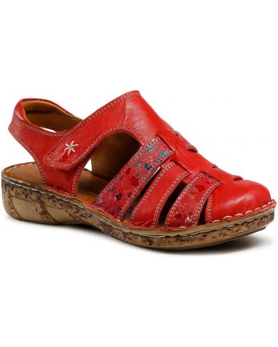 Sandały Comfortabel, czerwony