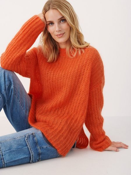 Sweter Part Two pomarańczowy