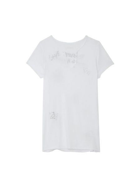 Koszulka bawełniana Zadig & Voltaire biała