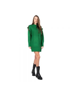Robe en tricot large Silvian Heach vert