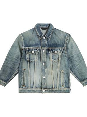 Denimjakke for piger Balenciaga Kids blå