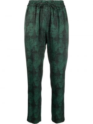 Pantaloni con stampa Aspesi verde
