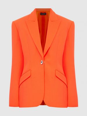 Вовняний піджак David Koma, помаранчевий