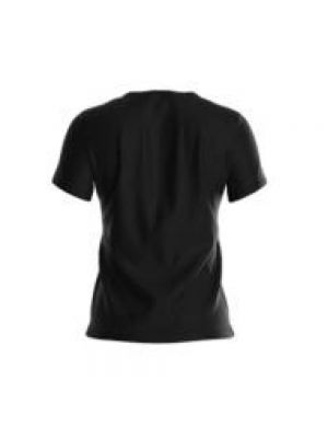 Camiseta de algodón Guess negro