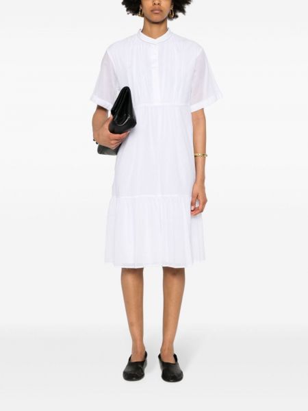 Sukienka midi bawełniana Peserico biała