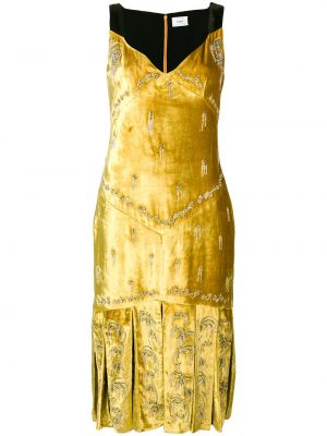 Večernja haljina Erdem žuta
