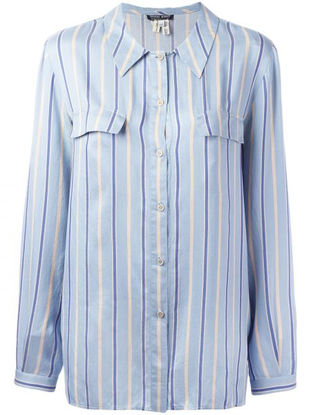 Camisa a rayas con estampado Giorgio Armani Pre-owned