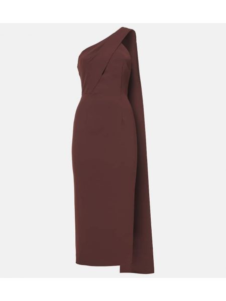 Asymmetrisk dress Roland Mouret brun