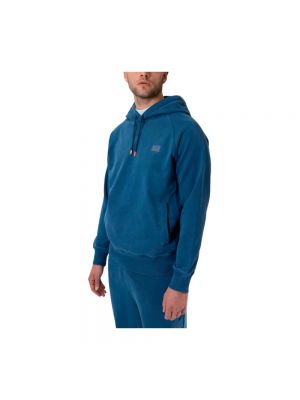 Hoodie M.c.overalls blau