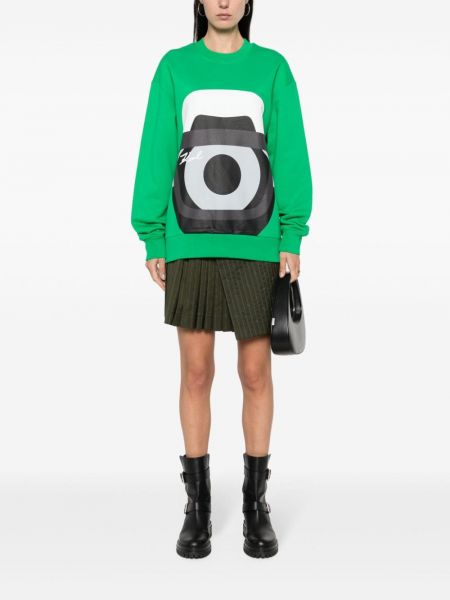 Raštuotas džemperis Karl Lagerfeld žalia