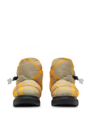 Kostkované sněžné boty Burberry