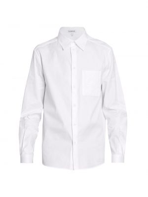 Рубашка с карманами Loewe белая
