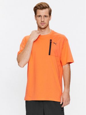 Priliehavé tričko Puma oranžová