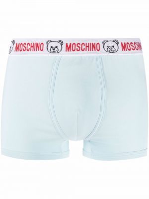 Bomull boksershorts Moschino blå