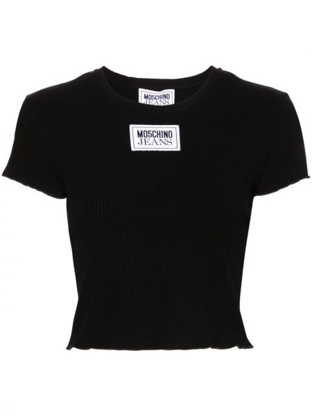 Koszulka Moschino Jeans czarna