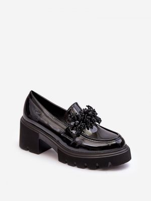 Lakirane usnjene nizki čevlji Kesi črna