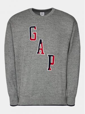 Priliehavý sveter Gap sivá