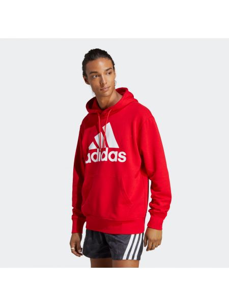Priliehavá mikina s kapucňou Adidas Sportswear červená