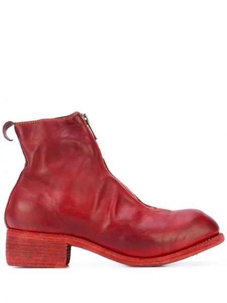 Ankle boots mit reißverschluss Guidi rot