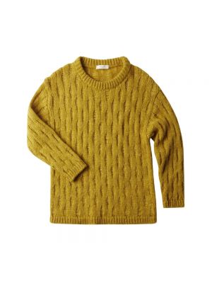 Sweter z alpaki Zanone żółty