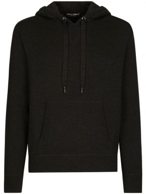 Pletena hoodie s kapuljačom Dolce & Gabbana
