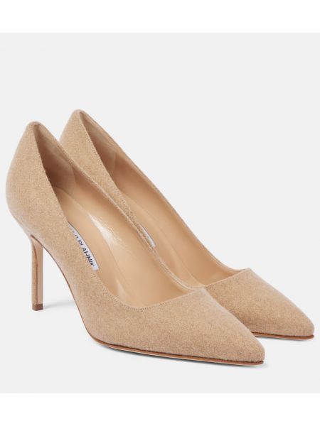 Avokkaat Manolo Blahnik beige