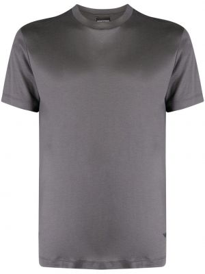 T-shirt i bomull Emporio Armani grå