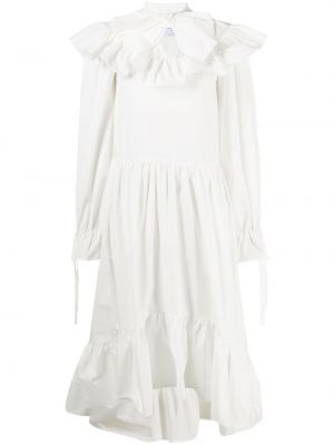 Ruffle dress Msgm hvit