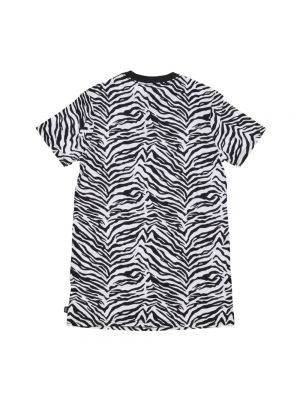 Hemd ausgestellt mit zebra-muster Vans weiß