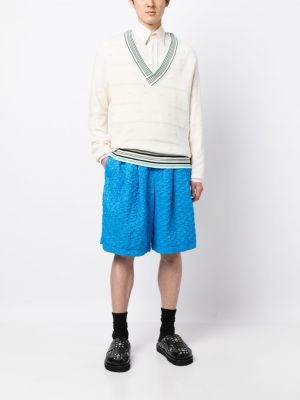 Shorts en coton Toga Virilis bleu