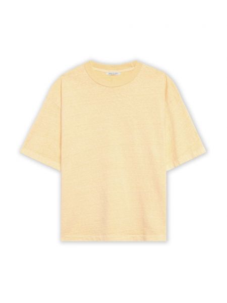Bavlnené tričko John Elliott žltá