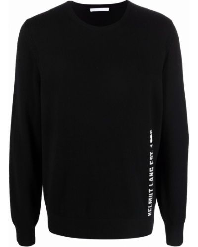 Jersey de punto de tela jersey Helmut Lang negro
