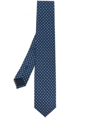 Копринена вратовръзка на цветя с принт D4.0